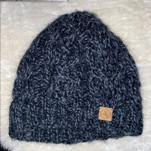 Aigle  warm black grey winter unisex hat